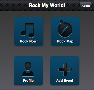 Rock My World Mobile App